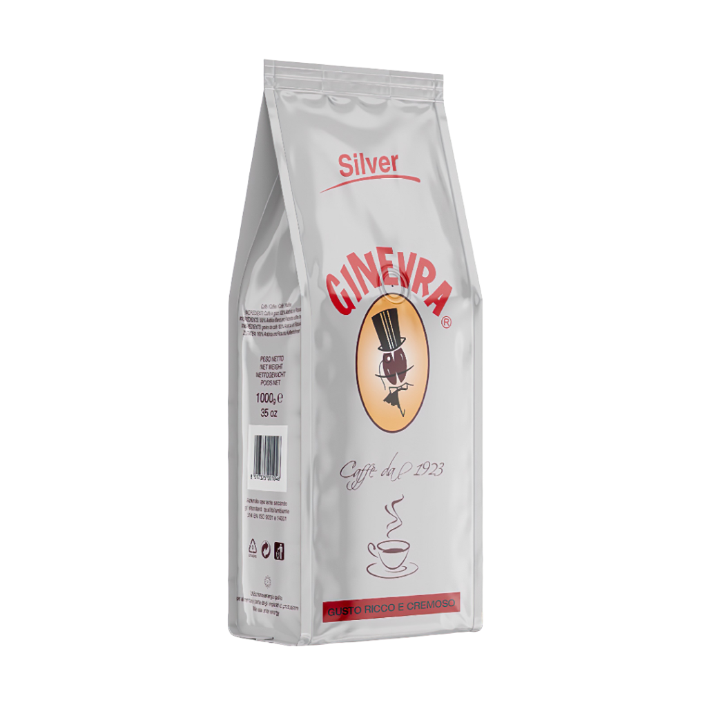 caffè ginevra silver 1 kg in grani