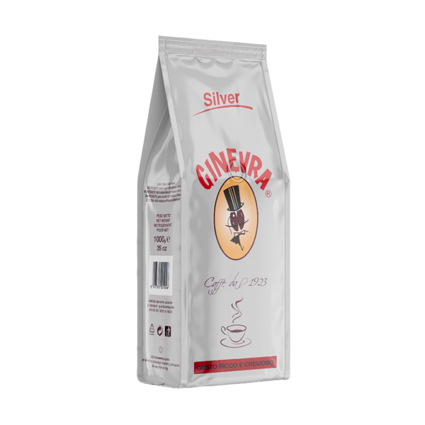 caffè ginevra silver 1 kg in grani